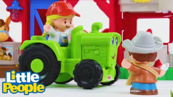 Little People Toys! | At The Farm! - Kids TV Series, Kingdom Kids Zone - Little People - Fisher Price