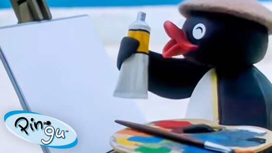 Pingu the Artist! 🐧 | Pingu – Official Channel | Cartoons For Kids - Kids (0-5), Kingdom Kids Zone - Pingu - Official Channel