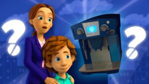 Broken Coffee Machine? No Problem for The Fixies | The Fixies | Animation for Kids - Kingdom Kids Zone, Little Learners - The Fixies