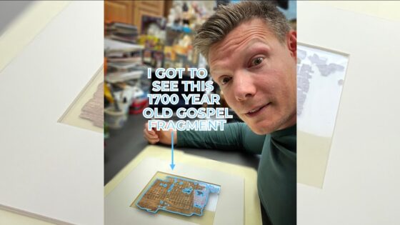I had a private viewing with an ancient copy of Matthew's Gospel - Is the Bible Reliable?, Truth Seekers - Wes Huff
