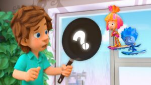What Happened to Mum's Frying Pan? | The Fixies | Animation for Kids - Kingdom Kids Zone, Little Learners - The Fixies