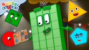 Learn Numbers for Kids! | Shapes & Learn to Count | Math Cartoon | @Numberblocks - Kingdom Kids Zone, Little Learners - Numberblocks