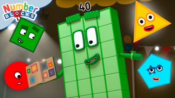 Learn Numbers for Kids! | Shapes & Learn to Count | Math Cartoon | @Numberblocks - Kingdom Kids Zone, Little Learners - Numberblocks