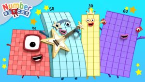 Learn To Count – Land of Big Numbers! 1 Hour Compilation | 123 – Cartoon For Kids | Numberblocks - Kingdom Kids Zone, Little Learners - Numberblocks