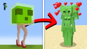 Minecraft, But Any Mob You Build, You Get - Gameplay, Kingdom Kids Zone, Minecraft - EYstreem