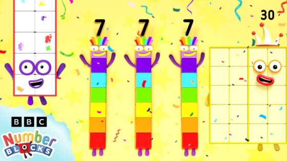 Blockstar Division Time! | Learn to Count | Maths for Kids | @Numberblocks - Kingdom Kids Zone, Little Learners - Numberblocks