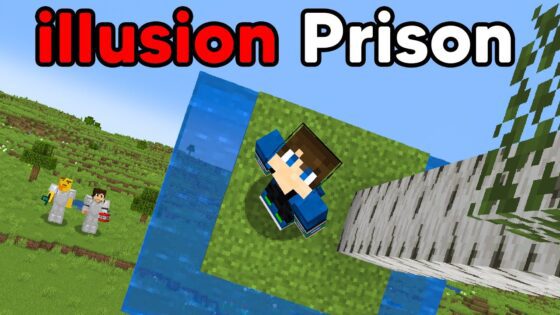 This Illusion Prison Took 17 Hours to Escape… - Gameplay, Kingdom Kids Zone, Minecraft - EYstreem