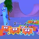Space Adventure | Block Play and Division for kids | 123 – Learn to Count | @Numberblocks - Kingdom Kids Zone, Little Learners - Numberblocks