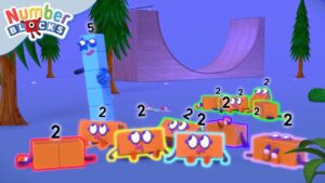 Space Adventure | Block Play and Division for kids | 123 – Learn to Count | @Numberblocks - Kingdom Kids Zone, Little Learners - Numberblocks