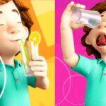 The RIGHT way to drink a smoothie! | The Fixies | Animation for Kids - Kingdom Kids Zone, Little Learners - The Fixies