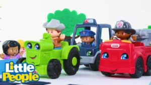 Little People Toys! | Slow Down to Go Fast - Kids TV Series, Kingdom Kids Zone - Little People - Fisher Price