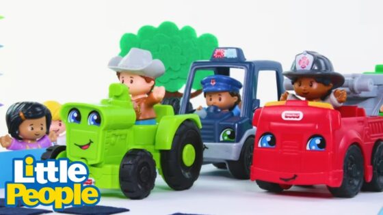 Little People Toys! | Slow Down to Go Fast - Kids TV Series, Kingdom Kids Zone - Little People - Fisher Price