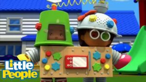 Fisher Price Little People | Robot Rumble! | New Episodes | Kids Movie - Kids TV Series, Kingdom Kids Zone - Little People - Fisher Price
