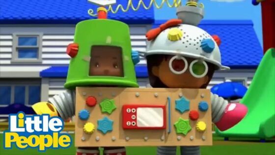 Fisher Price Little People | Robot Rumble! | New Episodes | Kids Movie - Kids TV Series, Kingdom Kids Zone - Little People - Fisher Price