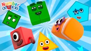 Numberblocks and shapes! | Special Learn to Count – 60 min Compilation | Maths for Kids - Kingdom Kids Zone, Little Learners - Numberblocks