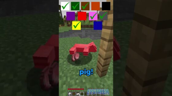 Minecraft, But Colors Get Added Every Time… - Gameplay, Kingdom Kids Zone, Minecraft - EYstreem