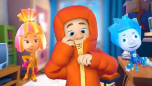 The Stuck Zipper! | The Fixies | Animation for Kids - Kingdom Kids Zone, Little Learners - The Fixies