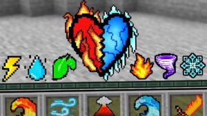 Minecraft, but thereโs Elemental Heartsโฆ - Gameplay, Kingdom Kids Zone, Minecraft - EYstreem