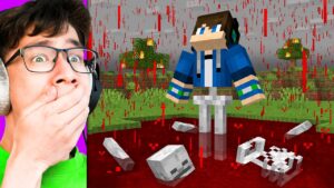 I Scared My Friend with BLOOD RAIN in Minecraft - Gameplay, Kingdom Kids Zone, Minecraft - EYstreem