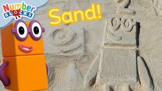 Summer Beach Play and Number Sandcastles | Make 1, 2, 3 and 4! | Learn to Count | @Numberblocks - Kingdom Kids Zone, Little Learners - Numberblocks