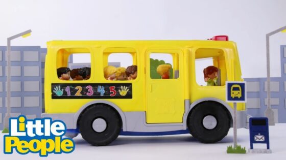 Little People Toys! | Don't Miss The Bus! - Kids TV Series, Kingdom Kids Zone - Little People - Fisher Price