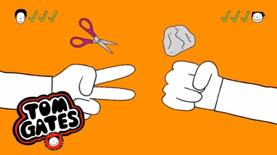 Rock, Paper, Scissors ✂️ PE Lesson ✨ Tom Gates Brilliant World | Double Episode | Cartoon For Kids - Kids (6-9), Kingdom Kids Zone - Tom Gates Brilliant World