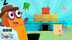The Square Temple! | Learn to count 1 to 100! | Maths Cartoon for Kids | @Numberblocks - Kingdom Kids Zone, Little Learners - Numberblocks