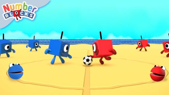 Exciting football highlights | Learn to count | 30 mins of Maths for Kids | @Numberblocks - Kingdom Kids Zone, Little Learners - Numberblocks