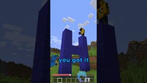Don’t Give Things to Huggy Wuggy in Minecraft! - Gameplay, Kingdom Kids Zone, Minecraft - EYstreem