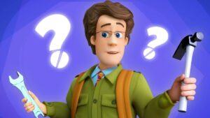 Dad's Toolbox Tour: Tools and Their Uses | The Fixies | Animation for Kids - Kingdom Kids Zone, Little Learners - The Fixies