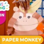 CURIOUS CRAFTING🖍✂️ Paper Monkey Craft 🐵 Season 2 Fun Arts & Crafts For Kids | TVOkids - Kingdom Kids Zone, Little Learners - TVOkids Preschool