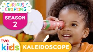 CURIOUS CRAFTING🖍✂️ DIY Kaleidoscope ✨ Season 2 Fun Arts & Crafts For Kids | TVOkids - Kingdom Kids Zone, Little Learners - TVOkids Preschool