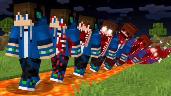 Minecraft, But Your Deaths = SCARY - Gameplay, Kingdom Kids Zone, Minecraft - EYstreem