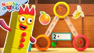 FRUIT SALAD Split 🍊🍋🍉 – Full Episode | Learn to count | Maths for Kids | @Numberblocks - Kingdom Kids Zone, Little Learners - Numberblocks