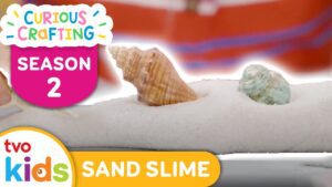 CURIOUS CRAFTING🖍✂️ Sand Slime 🐚 Season 2 Fun Arts & Crafts For Kids | TVOkids - Kingdom Kids Zone, Little Learners - TVOkids Preschool
