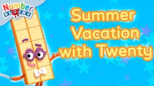 Summer Vacation with Twenty ☀️ | Full episode | Learn to count with Numberblocks - Kingdom Kids Zone, Little Learners - Numberblocks