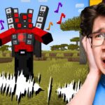 I Scared My Friend as TITAN SPEAKERMAN in Minecraft - Gameplay, Kingdom Kids Zone, Minecraft - EYstreem