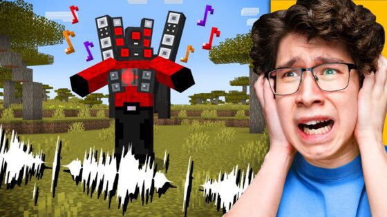 I Scared My Friend as TITAN SPEAKERMAN in Minecraft - Gameplay, Kingdom Kids Zone, Minecraft - EYstreem