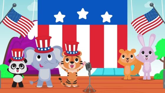 America The Beautiful (For kids) - Kingdom Kids Zone, Sing With Me - Listener Kids