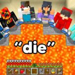 Minecraft, But If You DIE my Friends Lose… - Gameplay, Kingdom Kids Zone, Minecraft - EYstreem