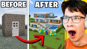 Surprising a Noob with a Brand New Base - Gameplay, Kingdom Kids Zone, Minecraft - EYstreem