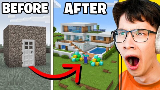 Surprising a Noob with a Brand New Base - Gameplay, Kingdom Kids Zone, Minecraft - EYstreem