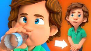 Tom Thomas' Water Overload: Watch Him Almost Burst! | The Fixies | Animation for Kids - Kingdom Kids Zone, Little Learners - The Fixies