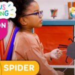 CURIOUS CRAFTING🖍✂️ Climbing Spider 🕷 Season 2 Fun Arts & Crafts For Kids | TVOkids - Kingdom Kids Zone, Little Learners - TVOkids Preschool
