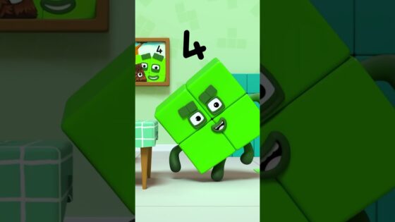 #shorts | Meet Numberblock Four! | Counting for Kids | Maths Cartoons - Kingdom Kids Zone, Little Learners, Shorts - Numberblocks