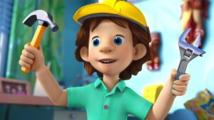 Tom Thomas' Big BUILD! | The Fixies | Animation for Kids - Kingdom Kids Zone, Little Learners - The Fixies
