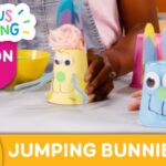 CURIOUS CRAFTING🖍✂️ Jumping Cup Bunnies 🐰 Season 2 Fun Arts & Crafts For Kids | TVOkids - Kingdom Kids Zone, Little Learners - TVOkids Preschool