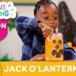 CURIOUS CRAFTING🖍✂️ Mason Jar Jack O' Lanterns 🎃 Season 2 Fun Arts & Crafts For Kids | TVOkids - Kingdom Kids Zone, Little Learners - TVOkids Preschool