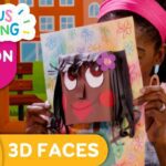 CURIOUS CRAFTING🖍✂️ 3D Self Portrait 🎨 Season 2 Fun Arts & Crafts For Kids | TVOkids - Kingdom Kids Zone, Little Learners - TVOkids Preschool