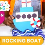 CURIOUS CRAFTING🖍✂️ Rocking Boat 🛳 Season 2 Fun Arts & Crafts For Kids | TVOkids - Kingdom Kids Zone, Little Learners - TVOkids Preschool